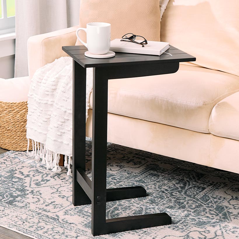 Small Square Sofa End Table - 24"H