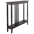 Narrow Entryway Wood Console Accent Table