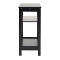 Side Table with Extension Shelf
