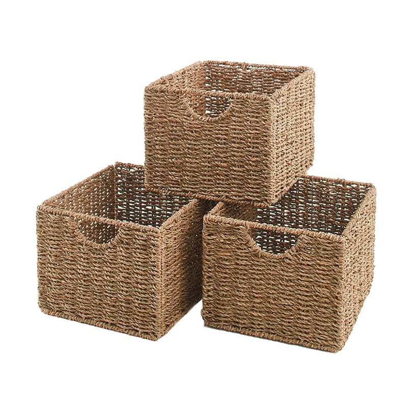 Beadboard Wooden Storage Cabinet for Kitchen or Entryway