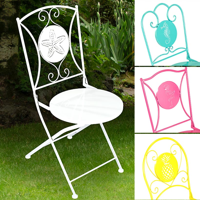 Foldable Metal Icon Chairs