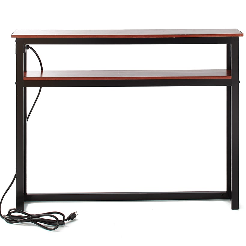 Behind-the-Sofa Long and Narrow Console Table with USB Port and Outlet