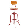 Adjustable Swivel Stool with Back