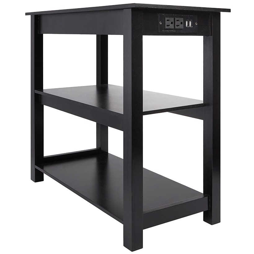 Functional Accent Table with Built in Power Outlets