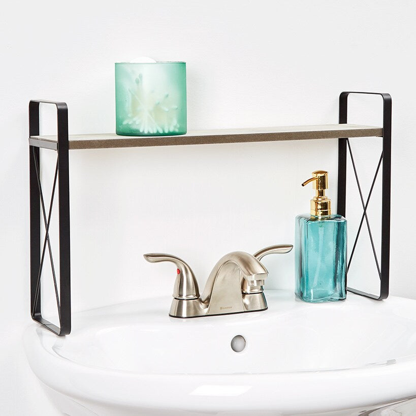 Farmhouse Bathroom Furniture Collection in Metal and Wood
