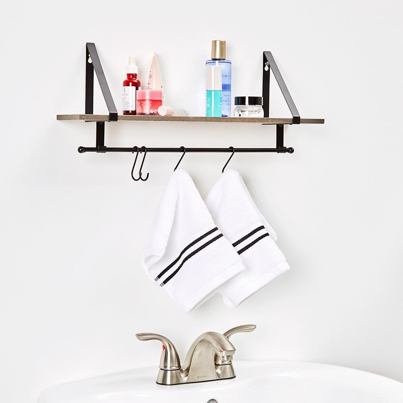 Farmhouse Bathroom Furniture Collection in Metal and Wood